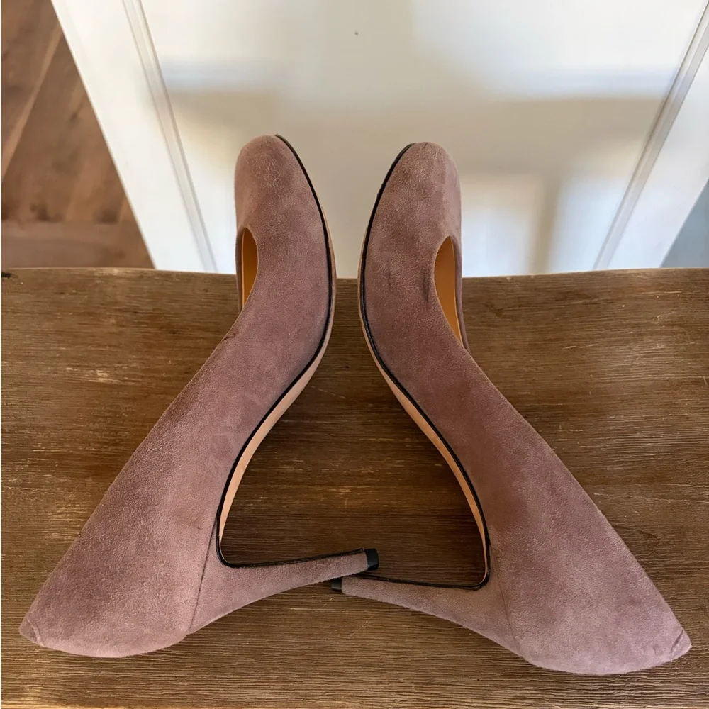 Giuseppe zanotti suede heels PRISTINE 39 classic taupe